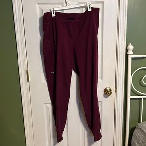 Grey’s Anatomy Scrub Wine Jogger Pants XL Tall